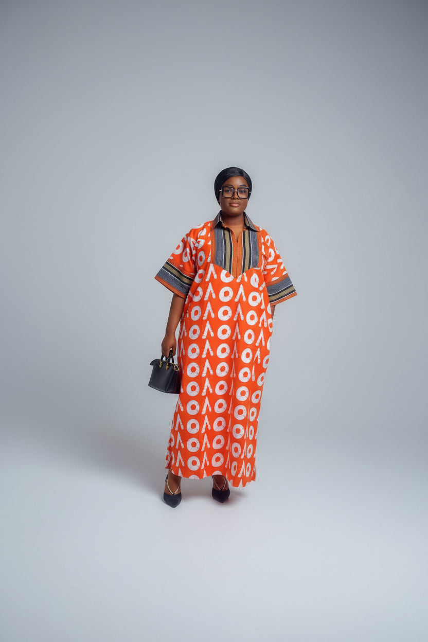 Elegant Ankara gown