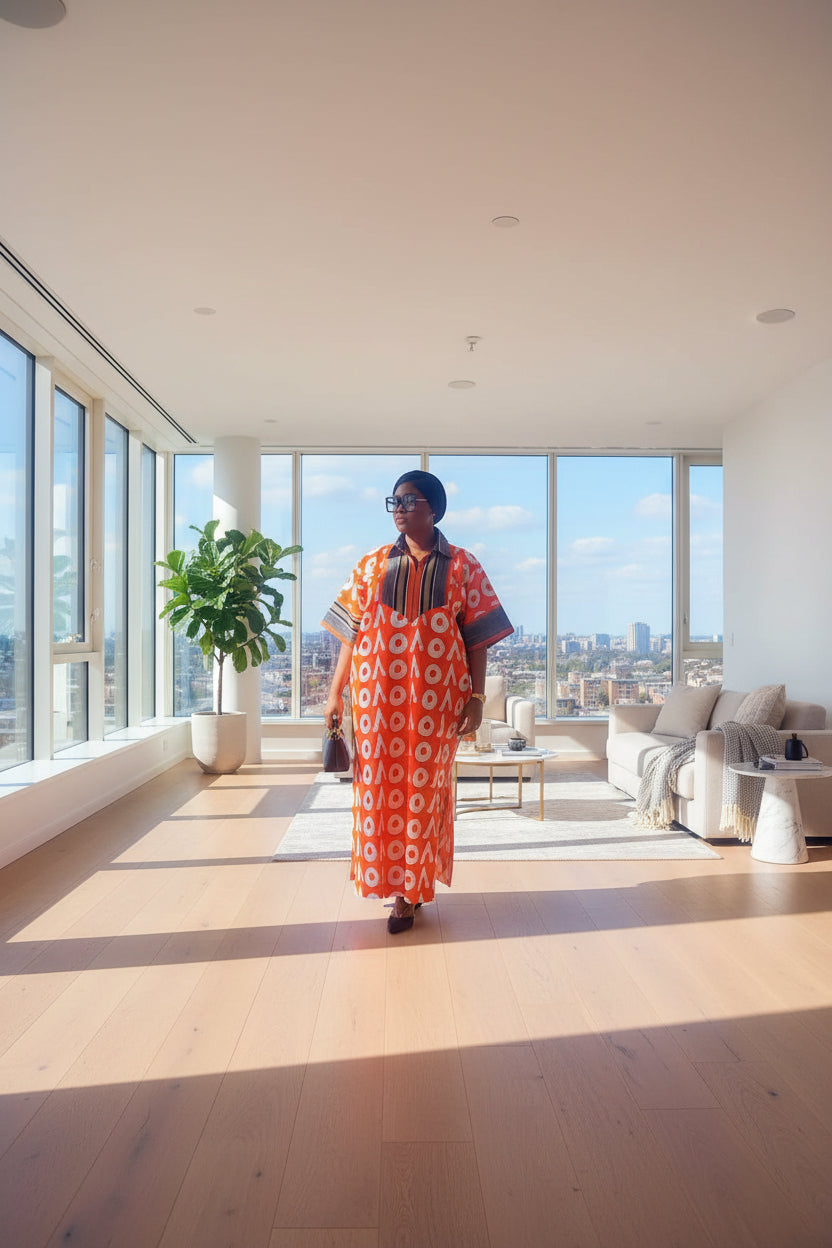 Elegant Ankara gown