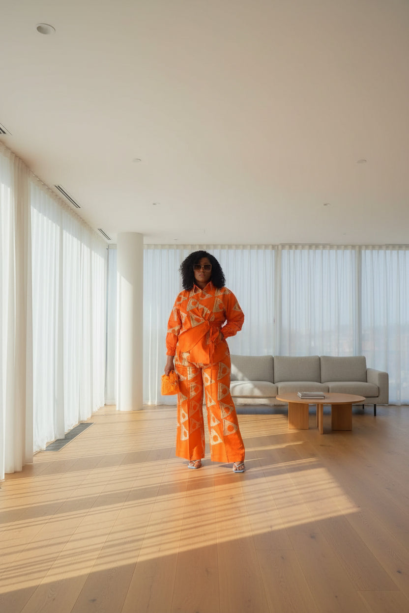 Ankara Elegance Two-piece-set