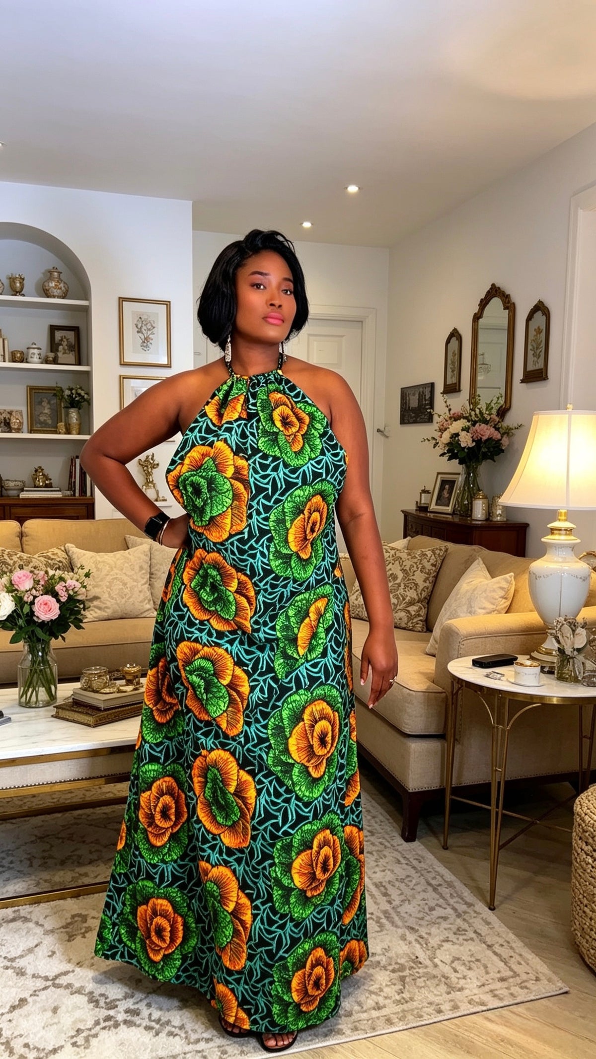summer open back dress

African print backless summer dress

open back Ankara dress UK

backless women summer dress

African ready to wear sun dress