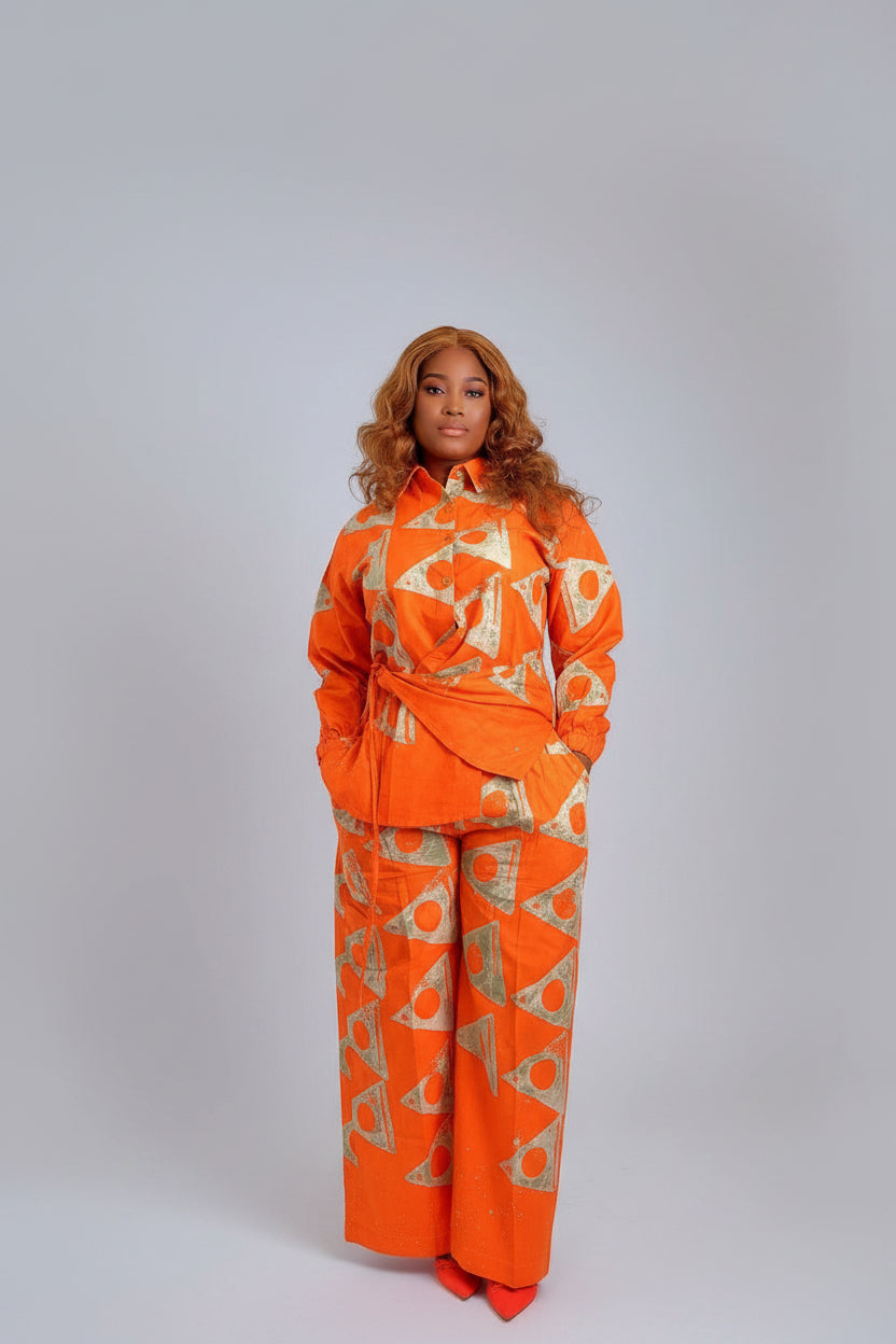Ankara Elegance Two-piece-set
