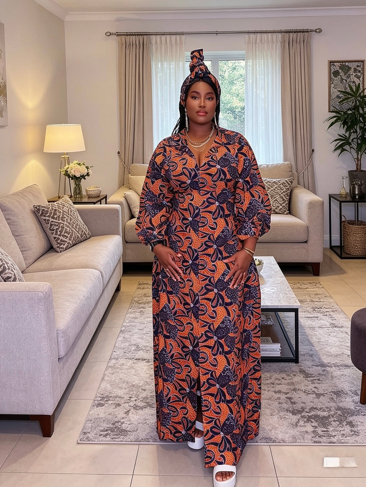 royal amber elegance maxi dress

African amber print maxi dress

elegant Ankara long dress UK

women royal African dress

African ready to wear maxi dress