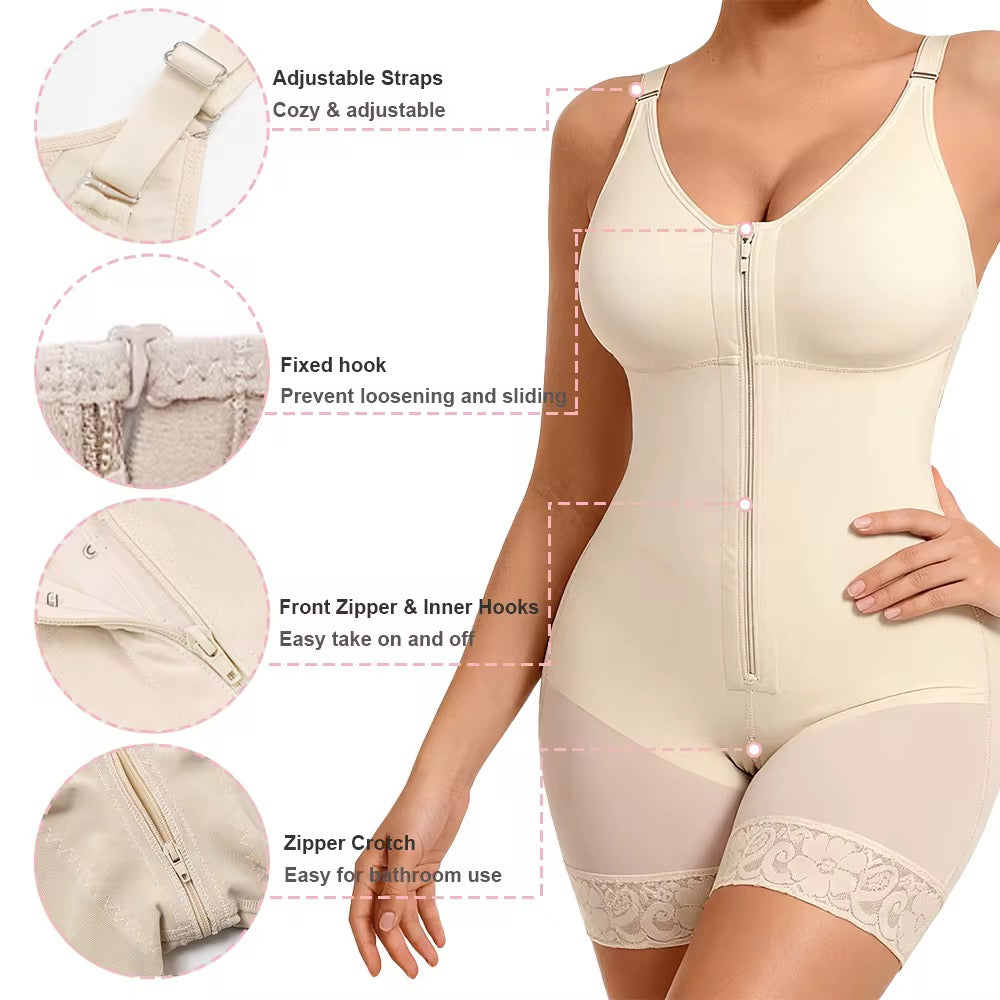 high compression full body shapewear

post surgery faja high compression

firm tummy control body shaper UK

women full body slimming girdle

full body compression bodysuit