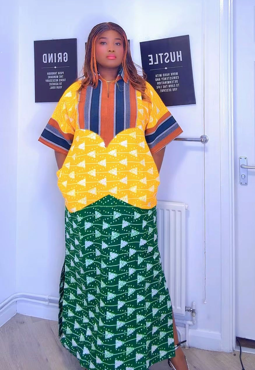 vibrant ready to wear African clothing

African print ready to wear UK

women Ankara fashion set

vibrant African two piece outfit

ready to wear Ankara collection
